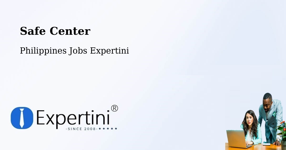 Safety Center – Cagayan - Philippines Jobs Expertini